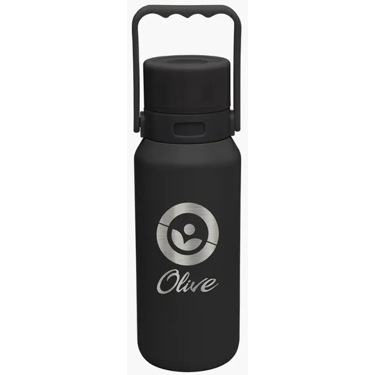 Kinetic Series 20 oz. Laser-Etched Stainless Steel Bottle — view 2