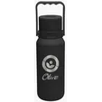 Kinetic Series 20 oz. Laser-Etched Stainless Steel Bottle — view 2