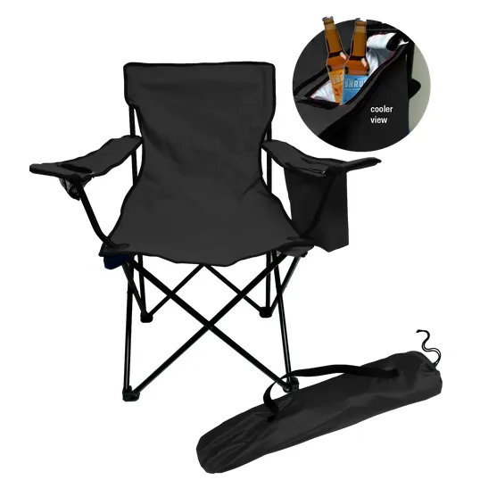 Cooler Chair with Insulated Armrest Cooler — view 4