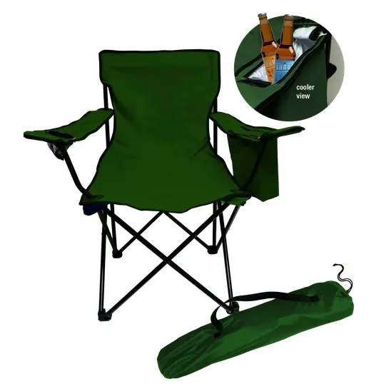 Cooler Chair with Insulated Armrest Cooler — view 3