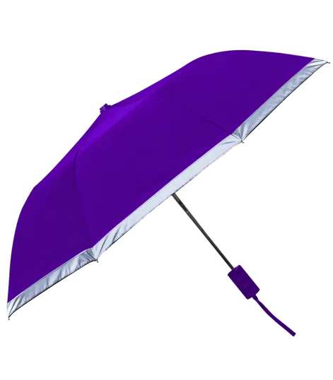 Patina Folding Umbrella with Reflective Border — view 3