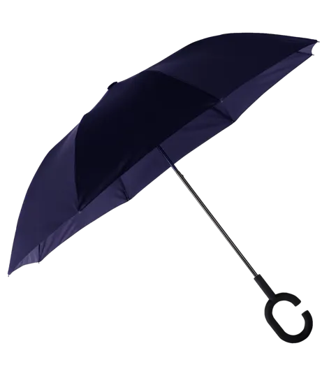The Rage Folding Umbrella with C-Shaped Handle, 42-Inch Arc — view 2