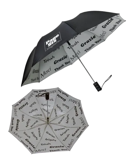 Thank You Folding Umbrella, 48-Inch Arc — view 2