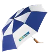 The Zephyr Vented Folding Umbrella with Wood Handle — view 6