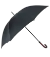 The Doorman 60" Arc Nylon Umbrella with Wood Hook Handle