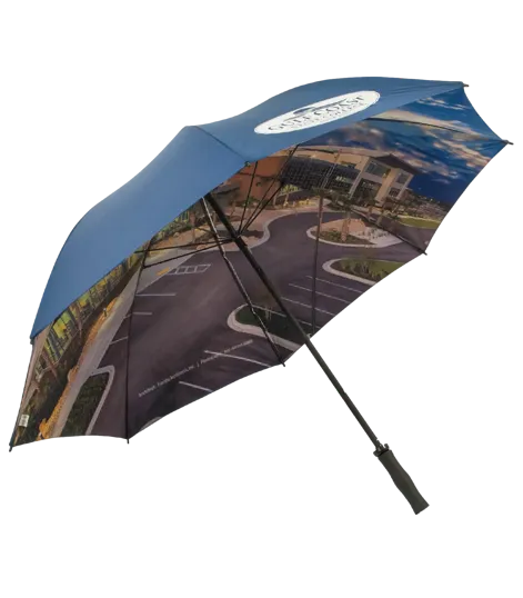 Double Cover Full Color Golf Umbrella