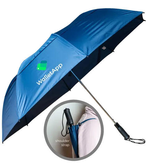The Champ 58-Inch Vented Golf Umbrella with Carrying Sleeve — view 3