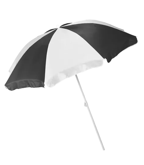 Beach Umbrella, 6-Foot Nylon with Aluminum Frame
