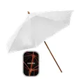 9-Foot Wooden Market Umbrella with Olefin Cover — view 5
