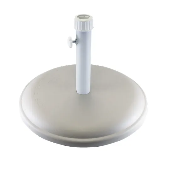 Heavy Fiberstone Umbrella Stand, 18 Inch Round — view 2