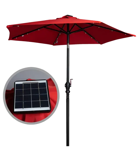 7' LED Market Umbrella — view 4