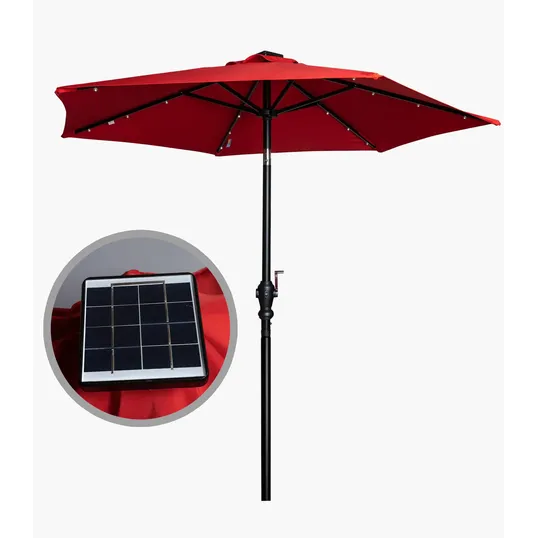 7' LED Market Umbrella — view 2