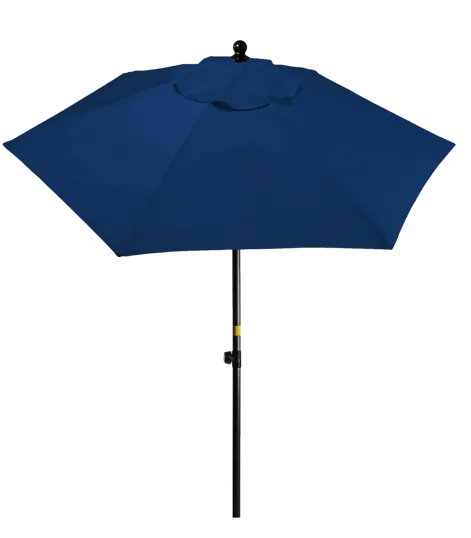 7' Steel Market Umbrella with UV-Treated Polyester Cover — view 3