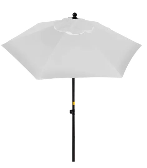7' Steel Market Umbrella with UV-Treated Polyester Cover — view 6