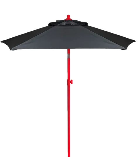 7' Colored Steel Market Umbrella — view 2