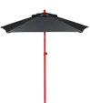 7' Colored Steel Market Umbrella — view 2