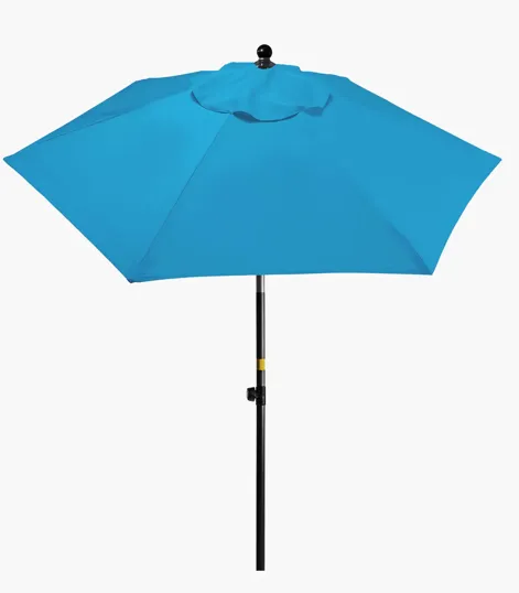7' Colored Steel Market Umbrella — view 7