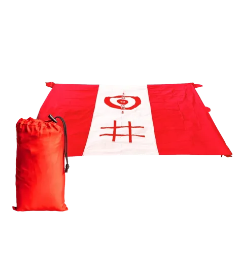 Sand Free Game Beach Blanket with Tic-Tac-Toe and Target Games — view 2