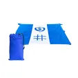Sand Free Game Beach Blanket with Tic-Tac-Toe and Target Games — view 3