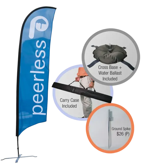 Bow Flag Banner, Double Sided