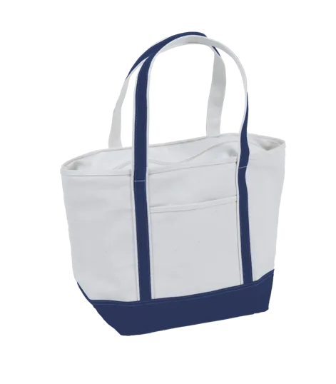 Sailway Zippered Canvas Tote Bag — view 2