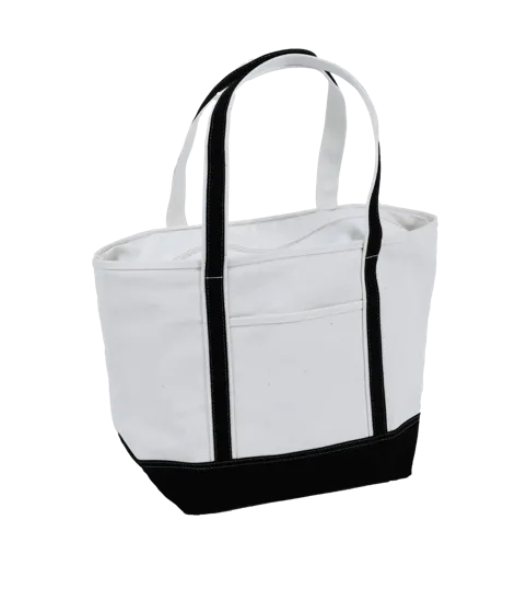 Sailway Zippered Canvas Tote Bag