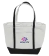 Sailway Zippered Canvas Tote Bag — view 3