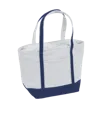 Sailway Zippered Canvas Tote Bag — view 2