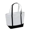 Sailway Zippered Canvas Tote Bag
