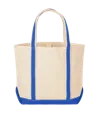Sailway Medium Canvas Tote Bag with Accent Color — view 3
