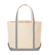 Sailway Medium Canvas Tote Bag with Accent Color