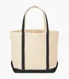 Sailway Medium Canvas Tote Bag with Accent Color — view 4