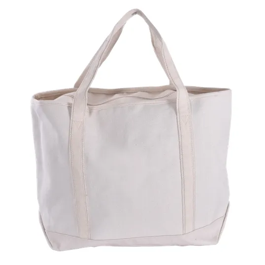 Sailway Large Zippered Canvas Tote Bag — view 4