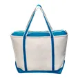 Sailway Large Zippered Canvas Tote Bag — view 2