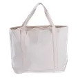 Sailway Large Zippered Canvas Tote Bag — view 4