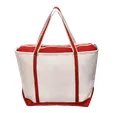 Sailway Large Zippered Canvas Tote Bag — view 6