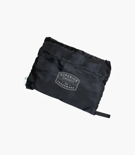 Foldable RPET Backpack with Zip Pouch — view 3