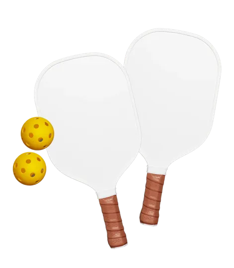 Smasher Pickleball Set White