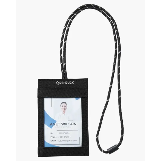 Dri Duck Lanyard ID Holder with Safety Release Clasp — view 3
