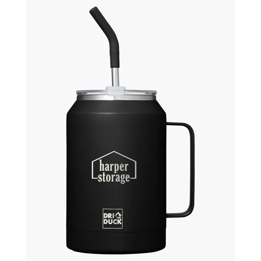 Maverick 32 oz. Insulated Stainless Steel Mug with Straw — view 8