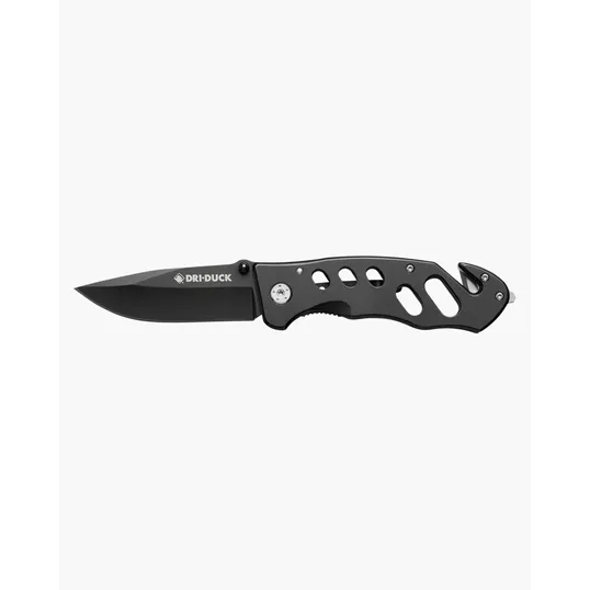 Dri Duck Tactical Folding Knife with PU Sheath — view 2
