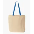 Liberty Bags Natural Tote with Contrast-Color Handles