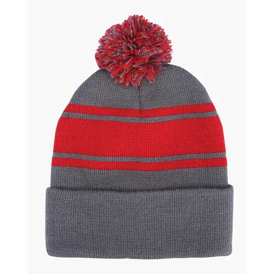 Knit Beanie With Pom Pom — view 4