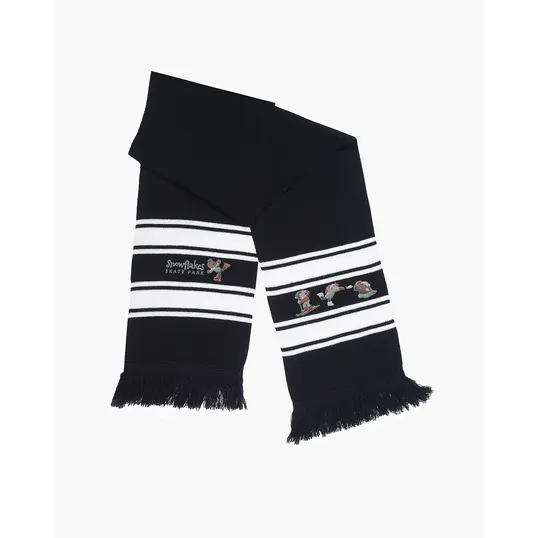 Stripe Knit Scarf — view 6