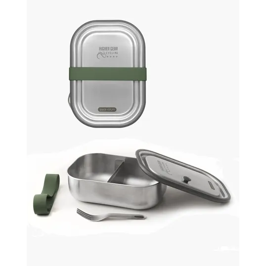 Black+Blum Large Stainless Steel Lunch Box — view 2