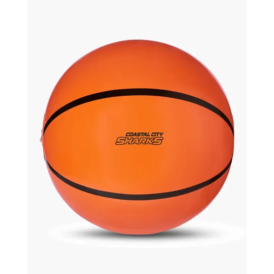 16" Basketball Beach Ball — view 3