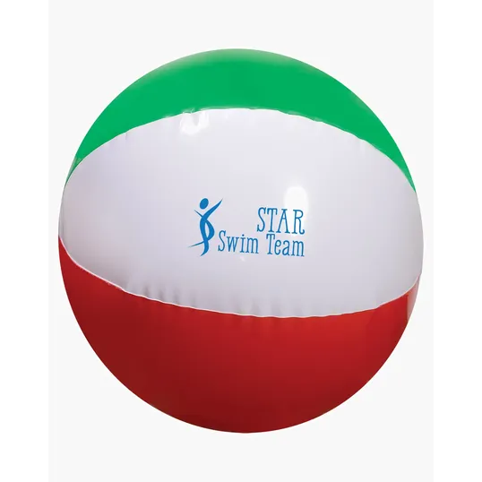 6" Multicolored Beach Ball — view 3