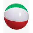 6" Multicolored Beach Ball