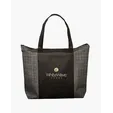 Tonal Non-Woven Zipper Tote Bag — view 3