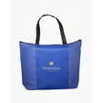 Tonal Non-Woven Zipper Tote Bag — view 4